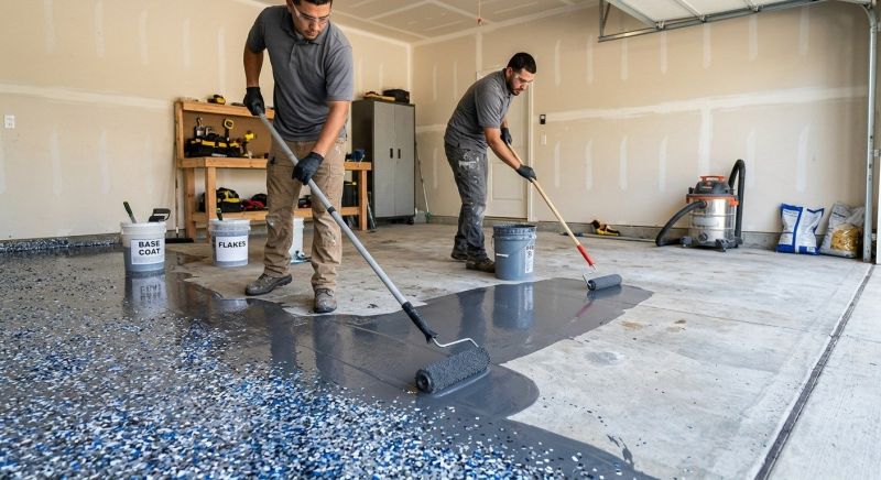 Basement Floor Epoxy Service in Alexandria, VA